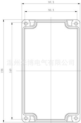米博 M1-150906G灰色盖防水接线盒 工业防护与电气连接的可靠之选